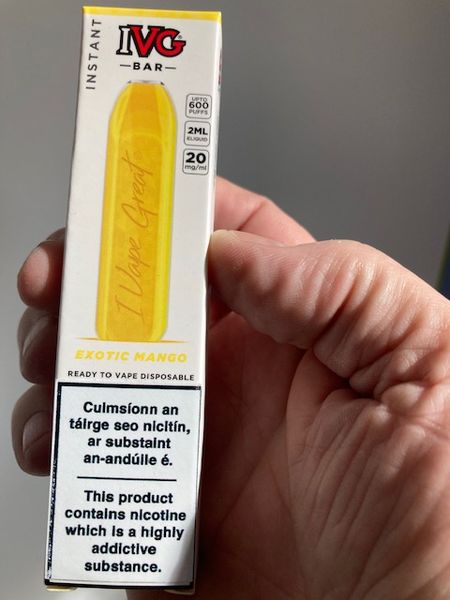 IVG'S EXOTIC MANGO DISPOSABLE DEVICE