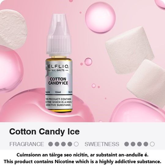 ELFLIQ THE OFFICIAL COTTON CANDY ICE