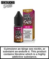 Love Bite Nic Salt E-liquid by Six Licks