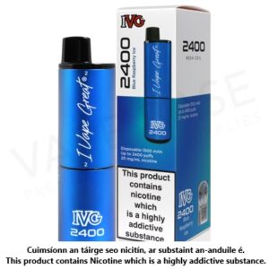 Blue Raspberry Ice IVG 2400 Disposable Vape